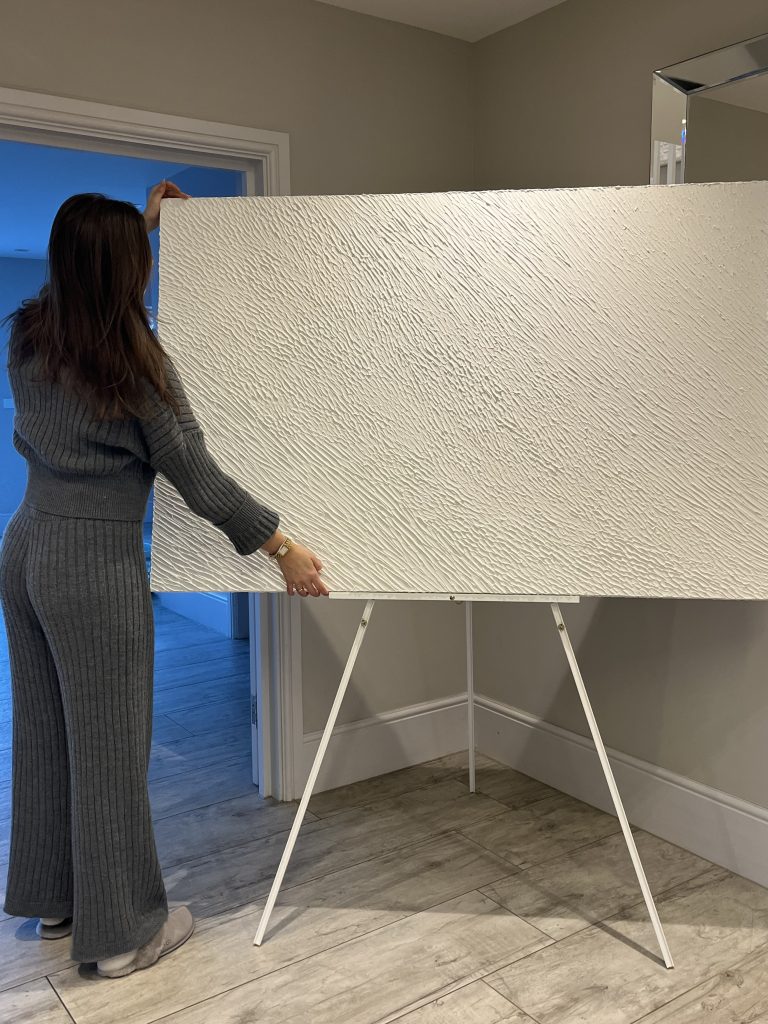 Large textured piece